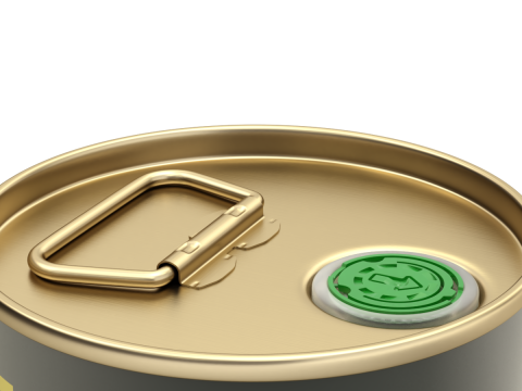Olive Oil Can 5L round Modelo 3D