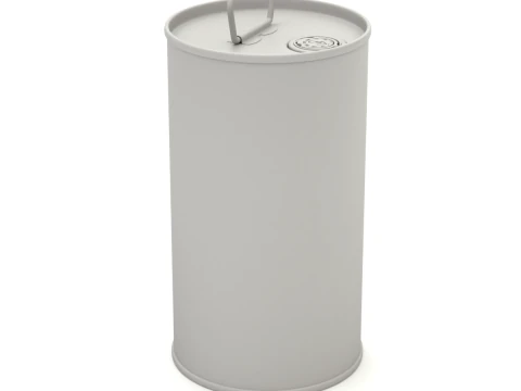 Olive Oil Can 5L round 3D Model
