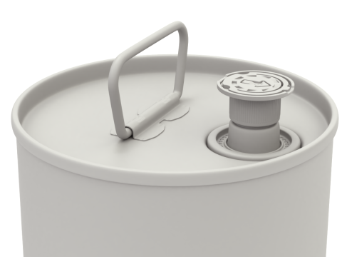 Olive Oil Can 5L round Modelo 3D