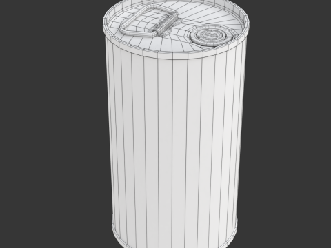 Olive Oil Can 5L round Modelo 3D