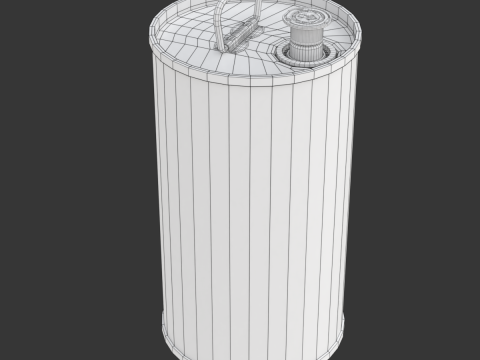Olive Oil Can 5L round Modelo 3D