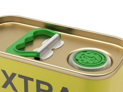 Olive Oil Can 3L 3D Model