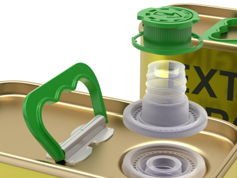 Olive Oil Can 3L Model 3D