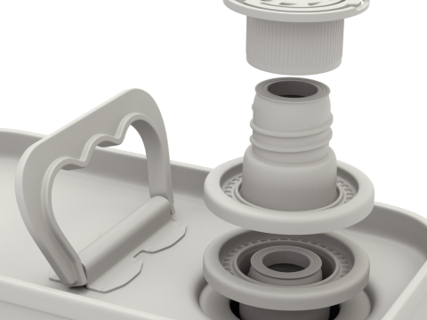 Olive Oil Can 3L Model 3D