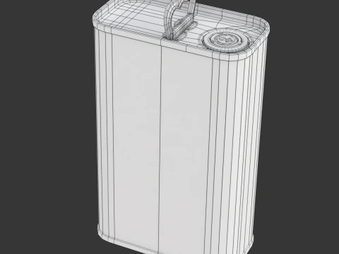 Olive Oil Can 3L 3D Model