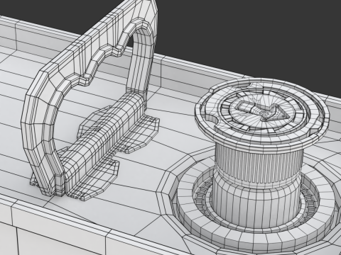Olive Oil Can 3L Model 3D
