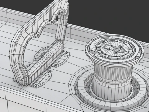 Olive Oil Can 3L 3D Model