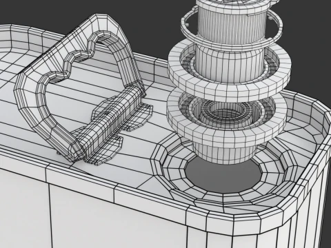 Olive Oil Can 3L 3D Model