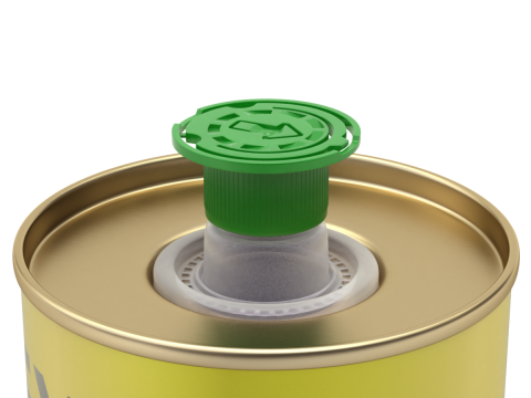 Olive Oil Can 1L Model 3D