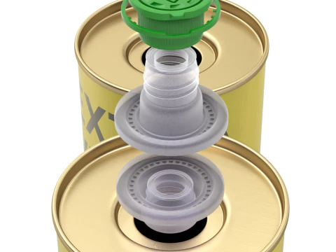 Olive Oil Can 1L 3D Model