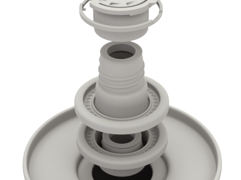 Olive Oil Can 1L Model 3D