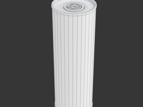 Olive Oil Can 1L Model 3D