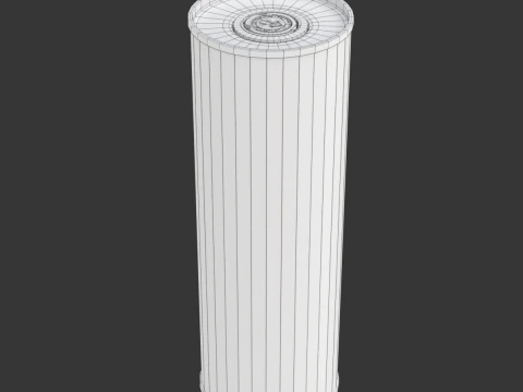 Olive Oil Can 1L 3D Model