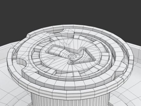 Olive Oil Can 1L 3D Model