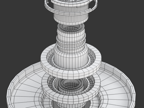 Olive Oil Can 1L Model 3D