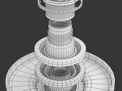 Olive Oil Can 1L 3D Model