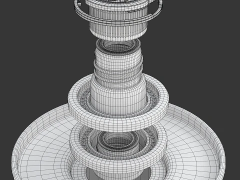 Olive Oil Can 1L 3D Model