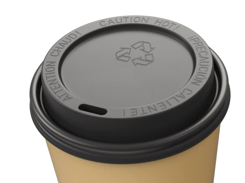 Coffee Cup Set with Lid 3D Model