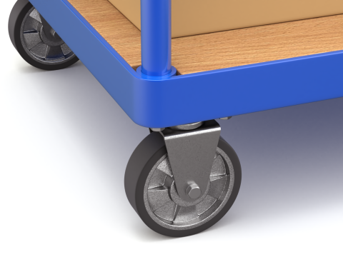 Warehouse Trolley with Storage Boxes Modelo 3D
