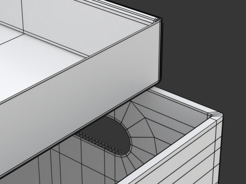 Warehouse Trolley with Storage Boxes Modelo 3D