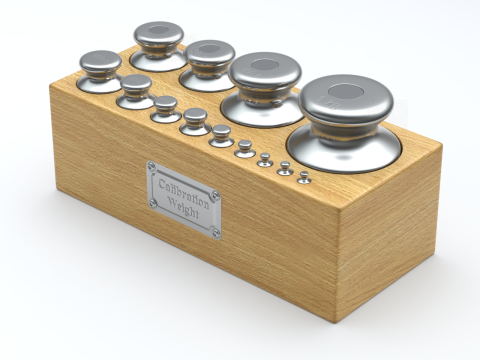 Calibration Weight Set 3D 模型