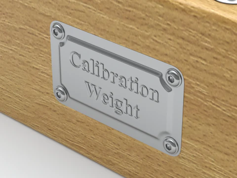 Set peso di calibrazione Modello 3D