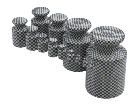 Calibration Weight Set 3D Model