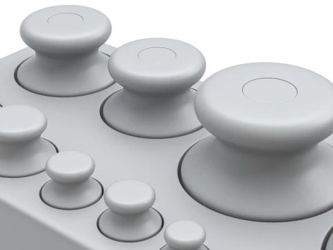 Set peso di calibrazione Modello 3D