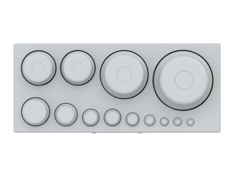 Calibration Weight Set 3D Model