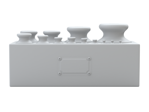 Calibration Weight Set 3D Model