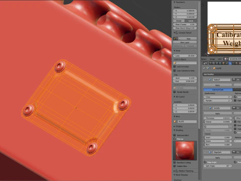 Set peso di calibrazione Modello 3D