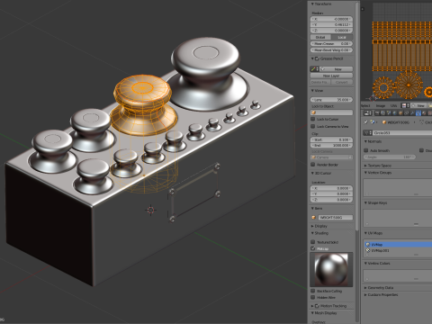 Calibration Weight Set 3D Model