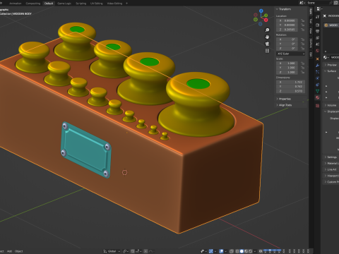 Calibration Weight Set 3D Model