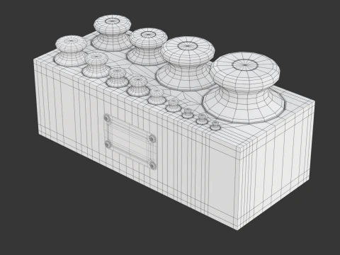 Set peso di calibrazione Modello 3D