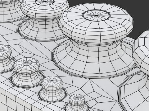 Calibration Weight Set 3D Model