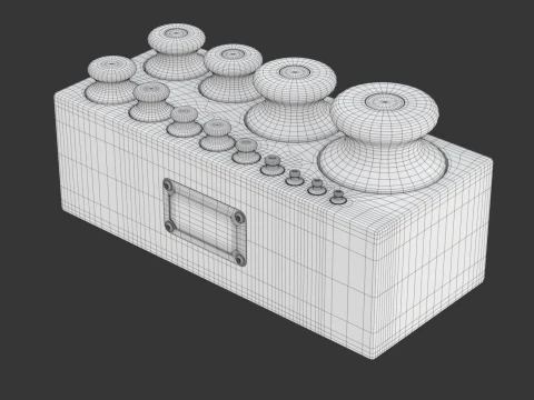 Set peso di calibrazione Modello 3D