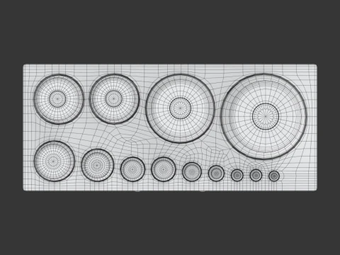 Set peso di calibrazione Modello 3D