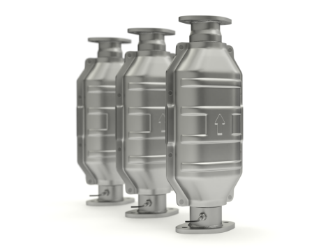 Catalytic Converter 3D Model