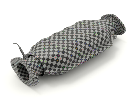 Catalytic Converter 3D Model