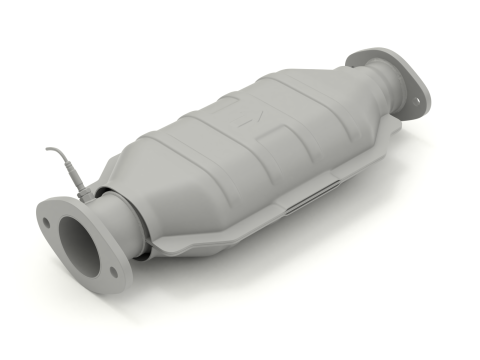 Catalytic Converter 3D Model