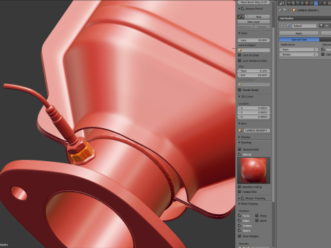 Catalytic Converter 3D Model
