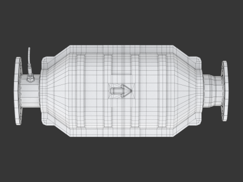 Catalytic Converter 3D Model