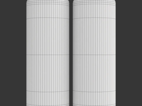 Lata de bebida aberta e fechada Modelo 3D