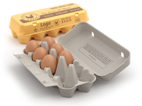 Rigged Egg Box 3D-Modell