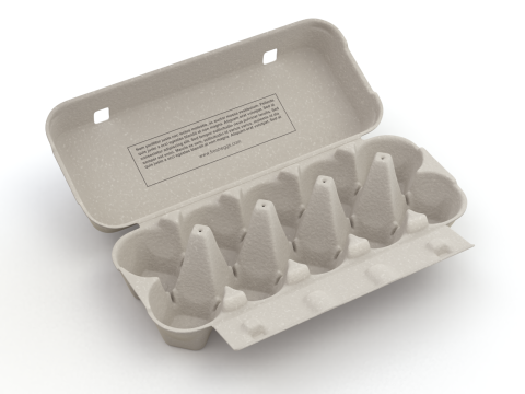 Rigged Egg Box 3D-Modell