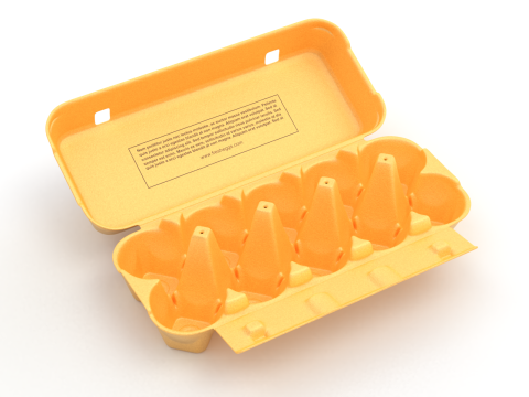 Rigged Egg Box 3D-Modell