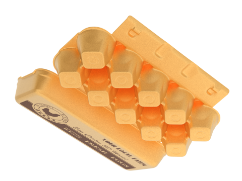 Rigged Egg Box 3D-Modell