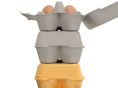 Rigged Egg Box 3D-Modell