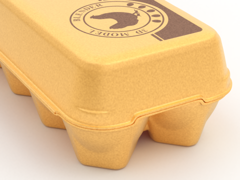 Rigged Egg Box 3D-Modell