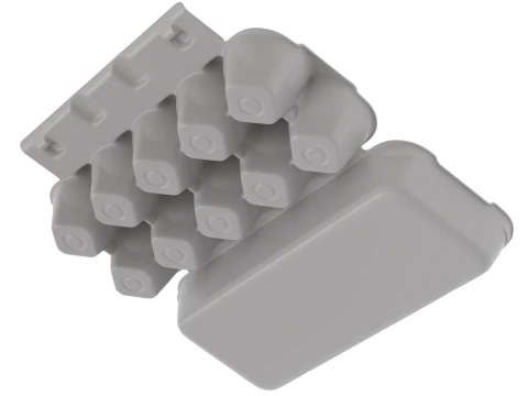 Caixa de ovo manipulada Modelo 3D